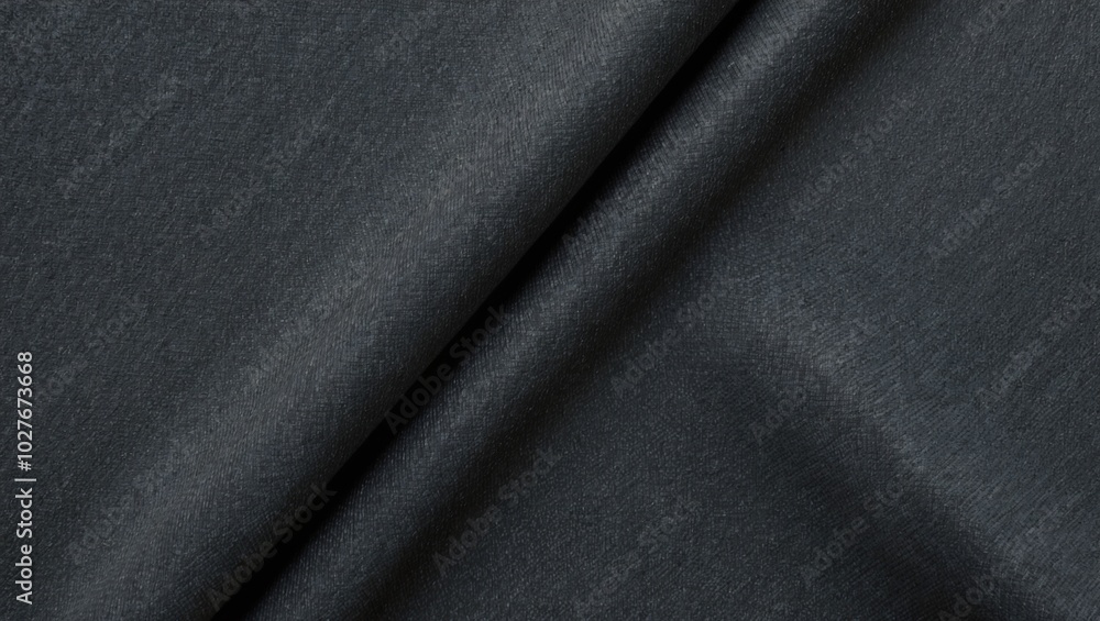 Fototapeta premium Dark Wool Fabric Texture for Tailoring and Fashion