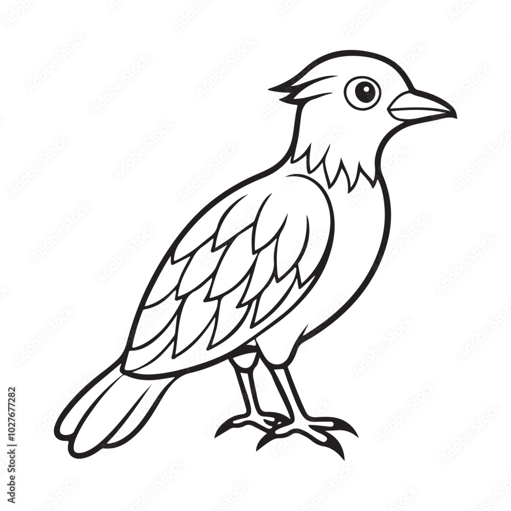 Obraz premium Bird Silhouette vector Graphic perfect for design projects