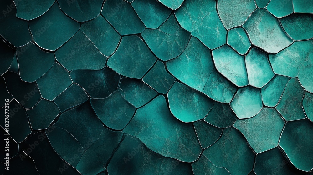 Textured Background with Teal and Dark Green Layers Textured Background with Teal and Dark Green Layers