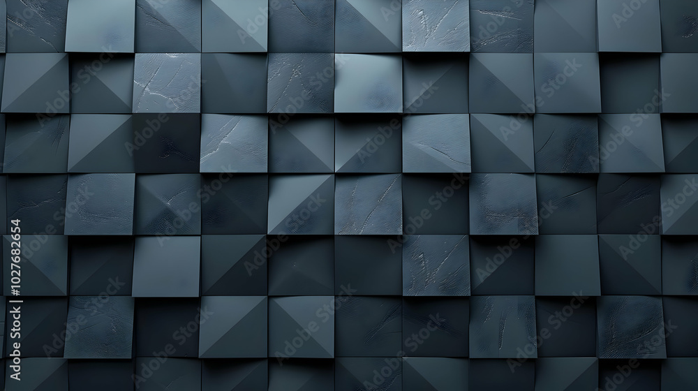 Abstract 3D Dark Gray Geometric Pattern Background Abstract 3D Dark Gray Geometric Pattern Background