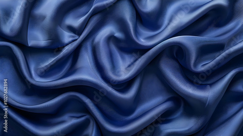 Abstract Blue Fabric Background