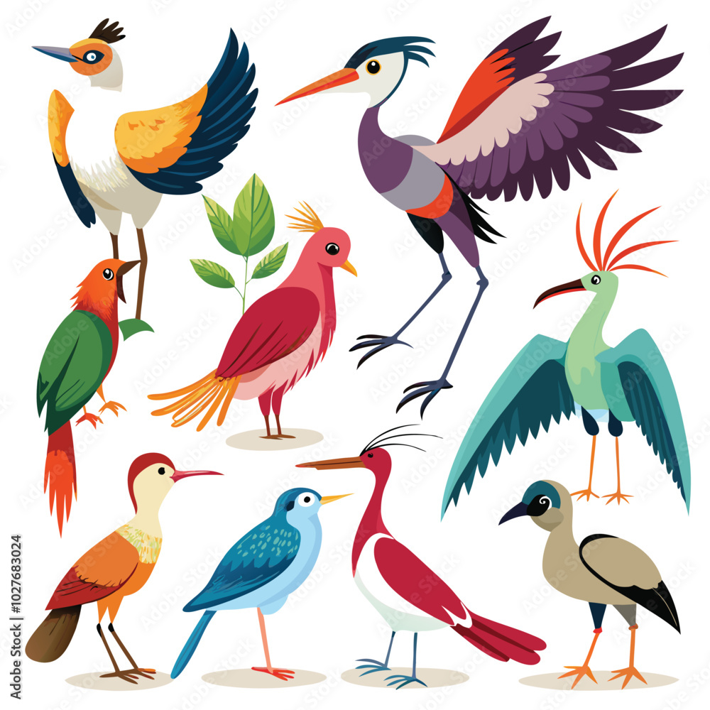 Fototapeta premium Birds Pack