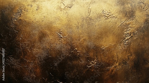Wallpaper Mural Golden brushed metal plate background, textured for design Torontodigital.ca