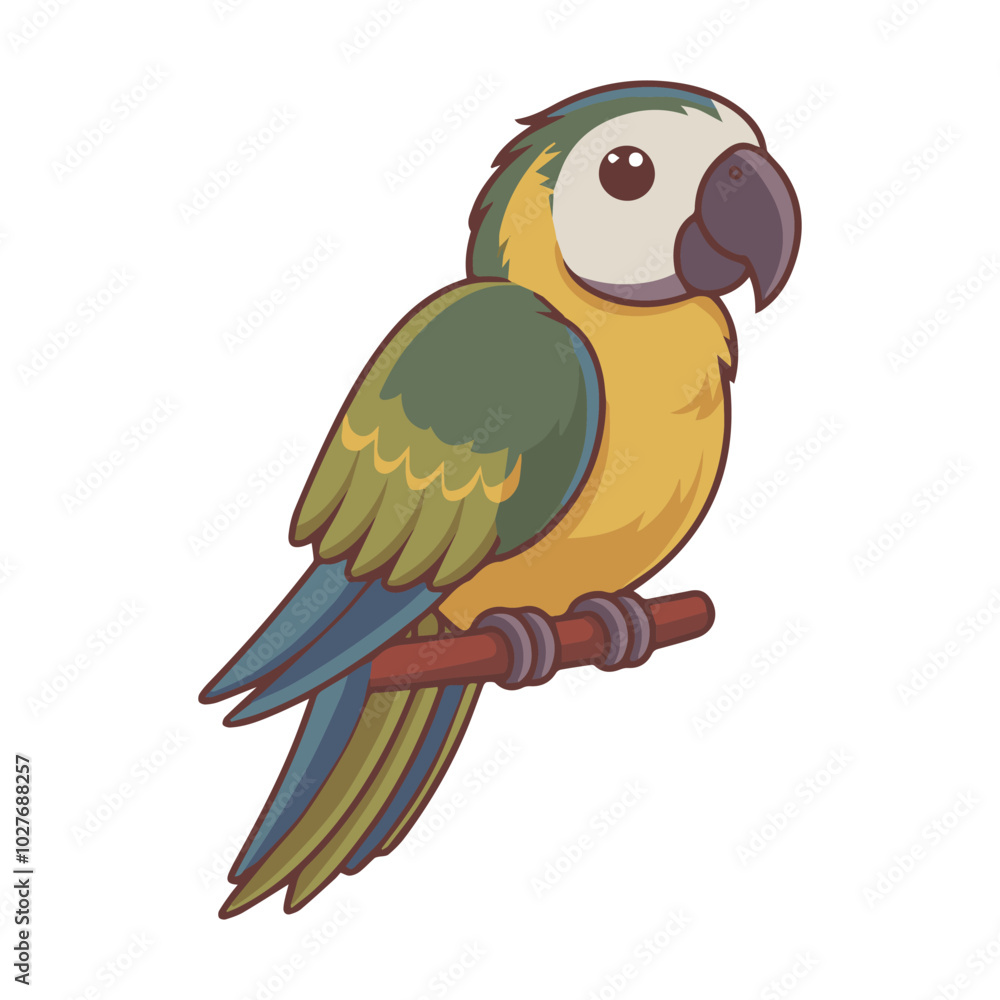 Fototapeta premium Parrot Vector, Image and Picture