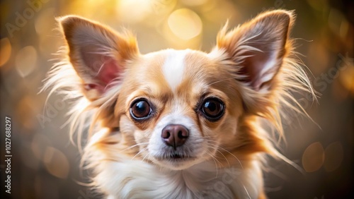 Adorable Chihuahua Close-Up Portrait for Pet Lovers and Dog Enthusiasts