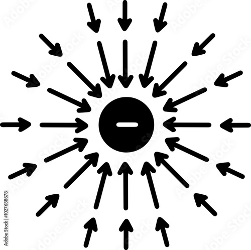 Electrostatic Coulomb Law illustration