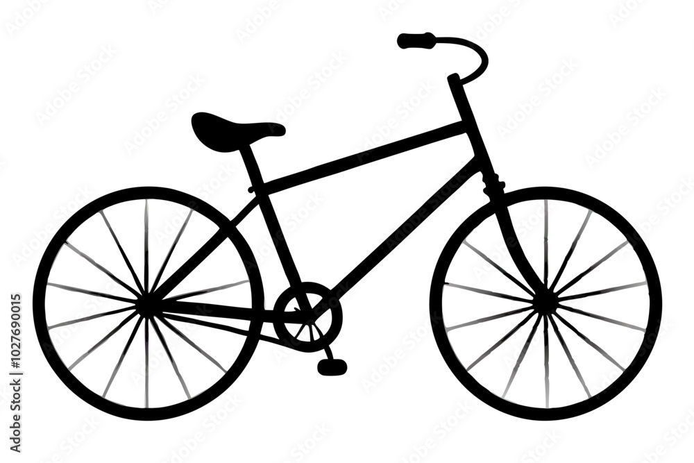 bicycle silhouette vector illustration bicycle silhouette vector illustration