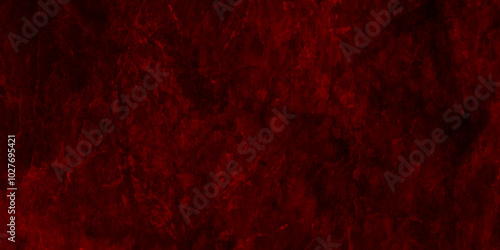 abstract red grunge background, with a crisscross mesh pattern and grunge stains. old red color wall background texture. Dark scarlet color gloomy grunge abstract widescreen background.