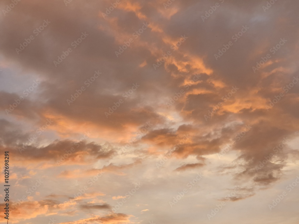 Sunset with cloud natural view. Sunset with cloud natural view.