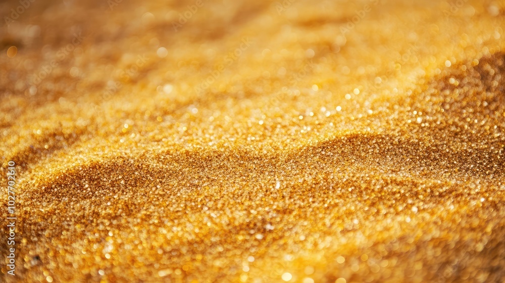 Close-up of golden sand texture on a beach Close-up of golden sand texture on a beach