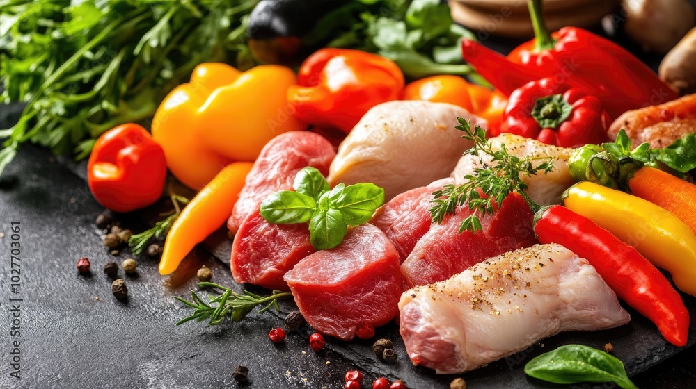 Fresh Ingredients for Healthy Cooking and Meal Prep Fresh Ingredients for Healthy Cooking and Meal Prep