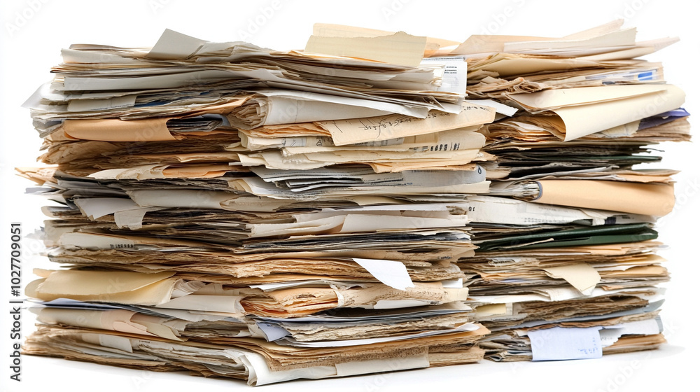 business documents and papers sprawled across a desk, symbolizing overwhelming workloads, disorganization, and the challenges of managing information overload business documents and papers sprawled across a desk, symbolizing overwhelming workloads, disorganization, and the challenges of managing information overload