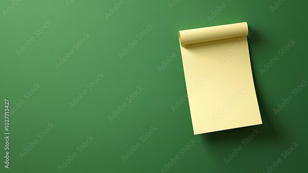 sticky note page mockup with a blank paper, perfect for reminders, to-do lists, or motivational messages. The empty space symbolizes potential, ideas, and productivity, inviting creativity sticky note page mockup with a blank paper, perfect for reminders, to-do lists, or motivational messages. The empty space symbolizes potential, ideas, and productivity, inviting creativity