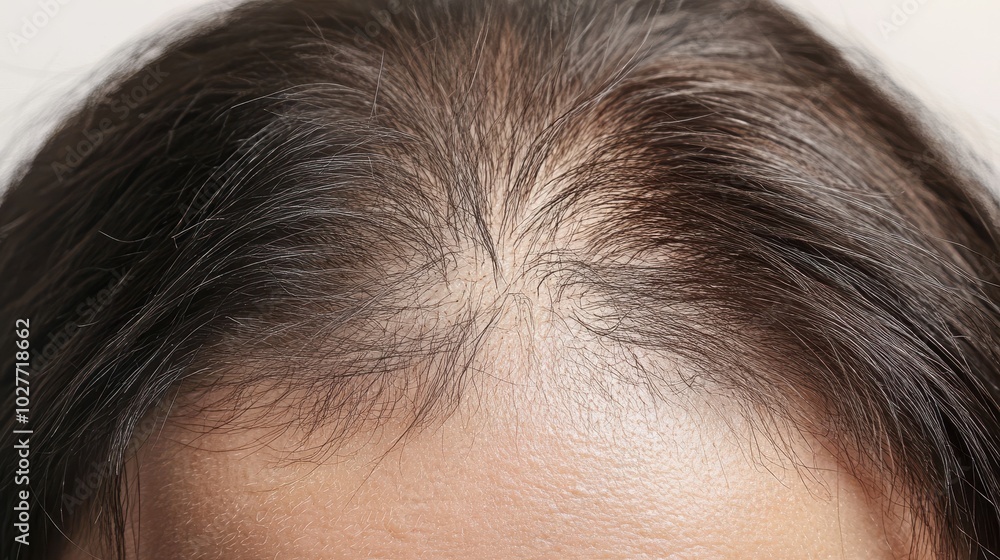 Clinical depiction of before-and-after results of transformative hair restoration treatment Clinical depiction of before-and-after results of transformative hair restoration treatment