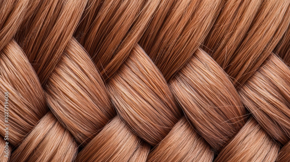 Closeup of braided hair with glossy strands, haircare inspiration, intricate and polished styling Closeup of braided hair with glossy strands, haircare inspiration, intricate and polished styling