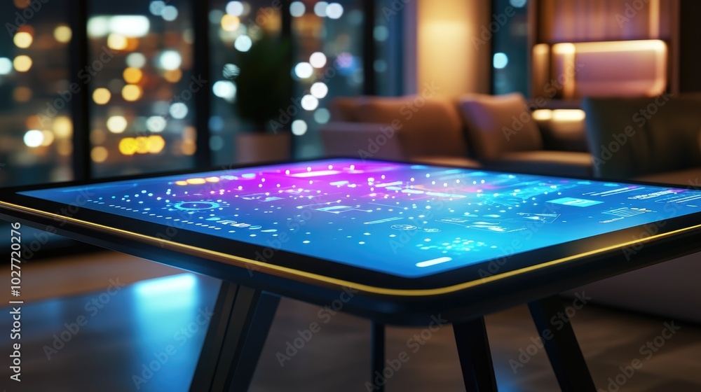 Interactive Tabletop Displays: Futuristic Interface for Home Automation & Entertainment Interactive Tabletop Displays: Futuristic Interface for Home Automation & Entertainment