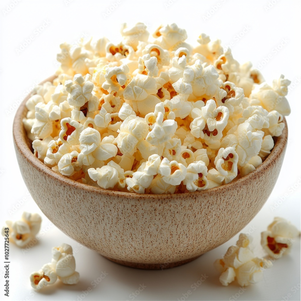 Bowl of Buttery Popcorn Bowl of Buttery Popcorn
