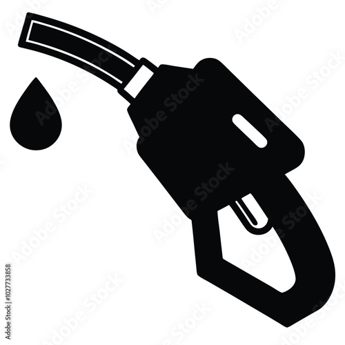 Fuel Pump vector silhouette.