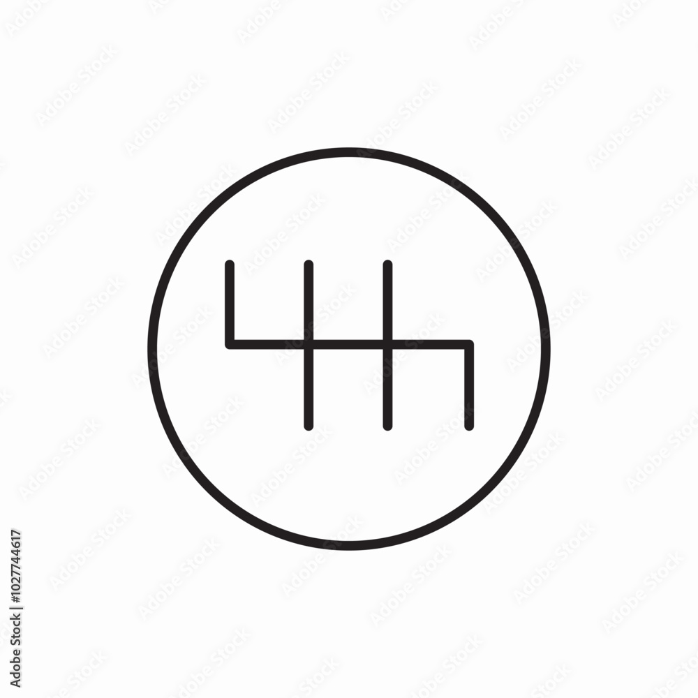 car gear icon sign vector car gear icon sign vector
