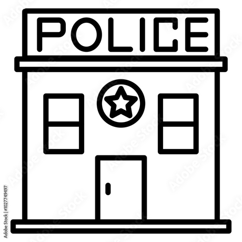 Police Station Icon