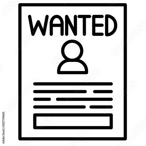 Wanted Icon