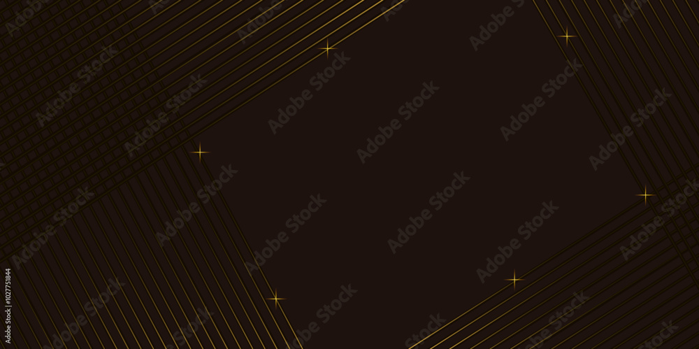 Naklejka premium Elegant black and golden background.