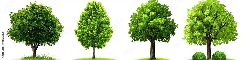The latest collection of tree clipart, modern, isolated on a transparent background The latest collection of tree clipart, modern, isolated on a transparent background