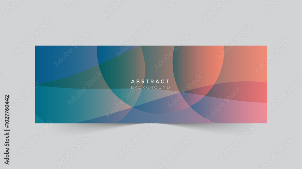 Modern abstract LinkedIn banner background template Modern abstract LinkedIn banner background template