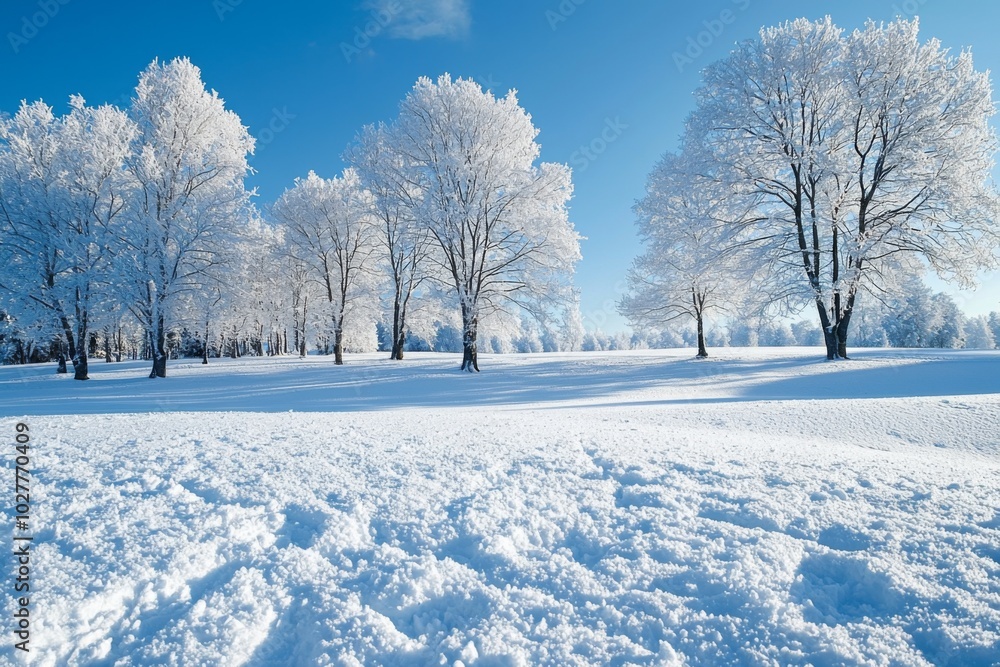 Snowy winter season background Snowy winter season background