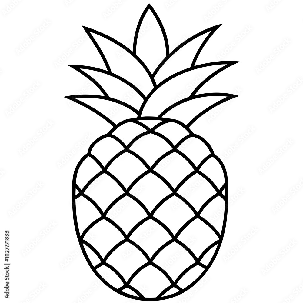 pineapple vector illustration pineapple vector illustration