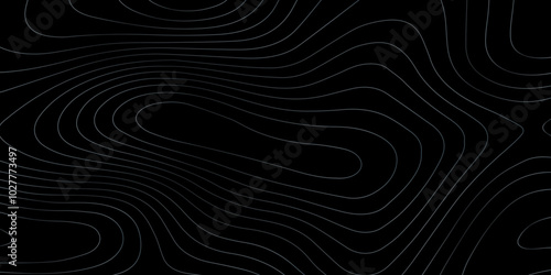 Abstract wave paper curved reliefs background .gradient multicolor wave curve lines banner background design .topographic contours map background .Vector geographic contour map.	