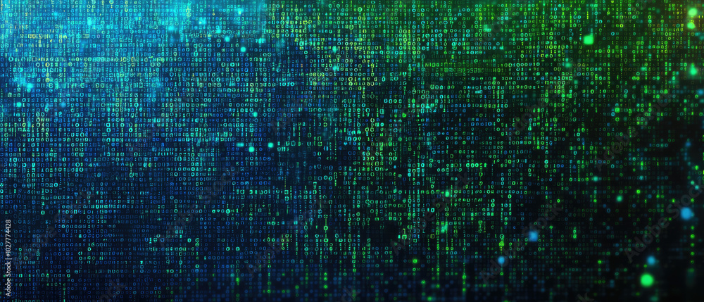 A dense pattern of green and blue binary code forms an intricate cyber grid, symbolizing the intricate web of digital communications and technologies. A dense pattern of green and blue binary code forms an intricate cyber grid, symbolizing the intricate web of digital communications and technologies.