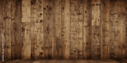 Old dark wood and wooden texture background. Panorama texter of wood banner background.
