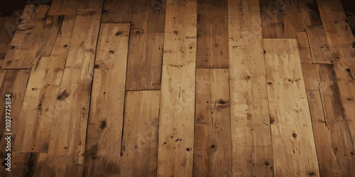 Old dark wood and wooden texture background. Panorama texter of wood banner background.