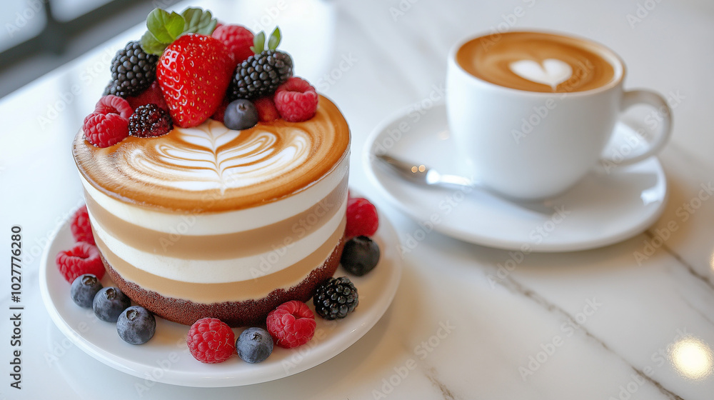 cheesecake with berries cheesecake with berries