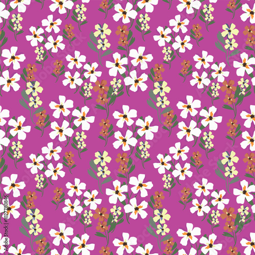 Wallpaper Mural Abstract elegance pattern with floral background. Torontodigital.ca