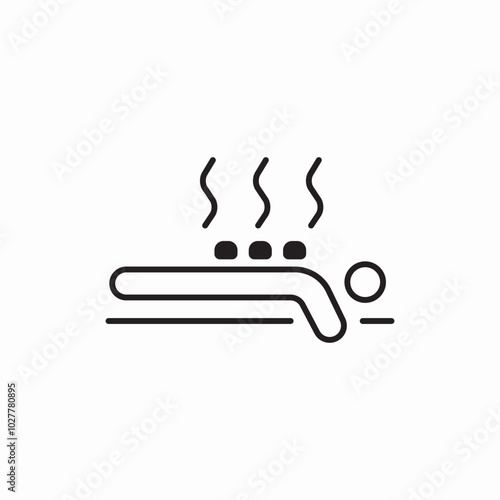 heat treatment icon sign vector