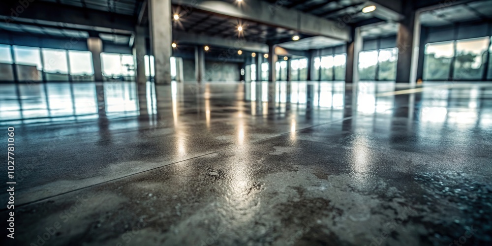 Dark polished cement and concrete floor that is captured in an extreme close up shot showcasing the intricate patterns and textures of the material, interior design, polished, surface Dark polished cement and concrete floor that is captured in an extreme close up shot showcasing the intricate patterns and textures of the material, interior design, polished, surface