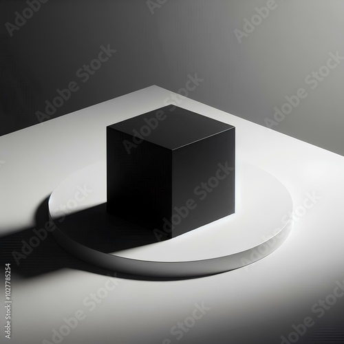 3d rendered illustration of a cube