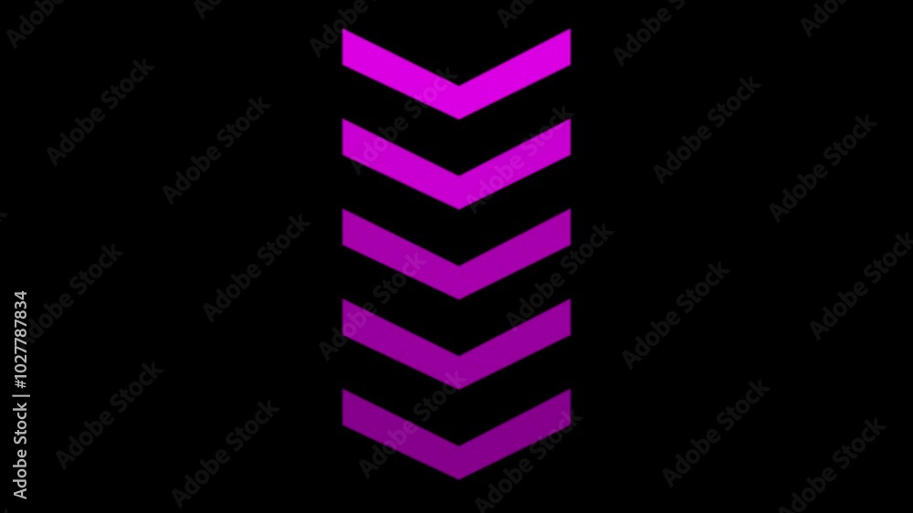 purple color Neon arrow. Moving arrow motion. Animation arrow on black background motion. purple color Neon arrow. Moving arrow motion. Animation arrow on black background motion.