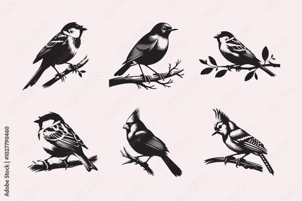 Creative Bird line art Vector Art Illustration Creative Bird line art Vector Art Illustration