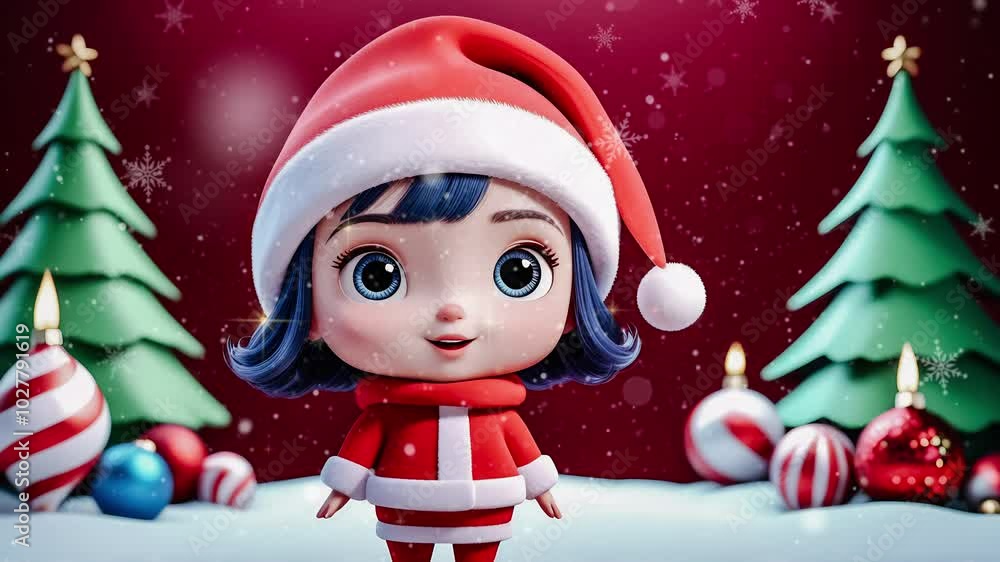Christmas Background looping video , 4k animation background Christmas Background looping video , 4k animation background