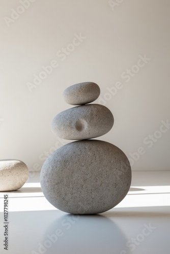 Large Stones Can Become Small Without Being Hit. photo