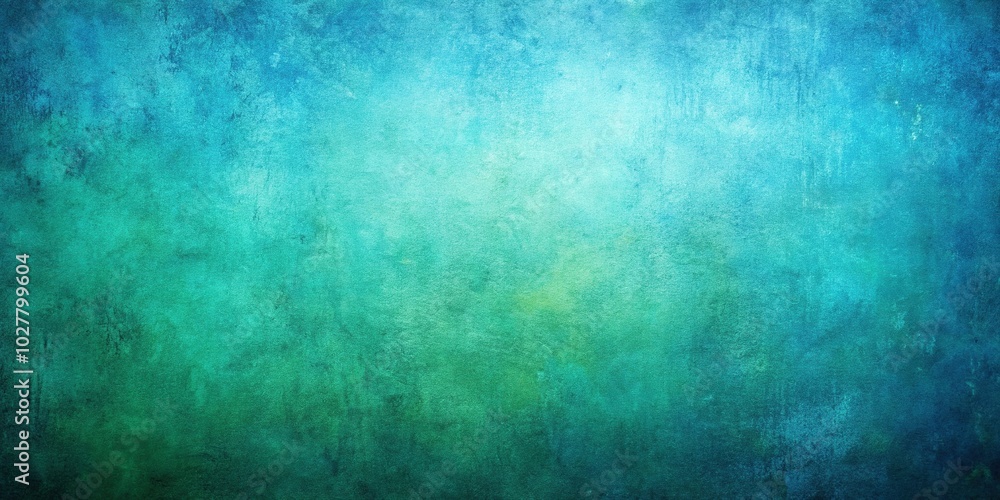 Fototapeta premium Extreme close-up abstract blue and green textured background