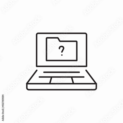 online exam icon sign vector