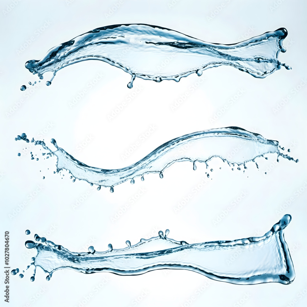 Obraz premium Water can change its shape.