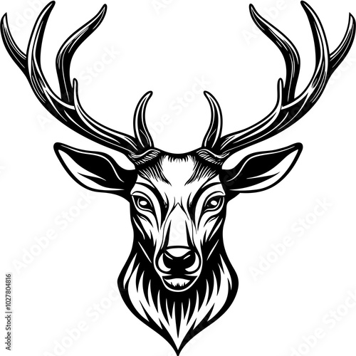deer head vector