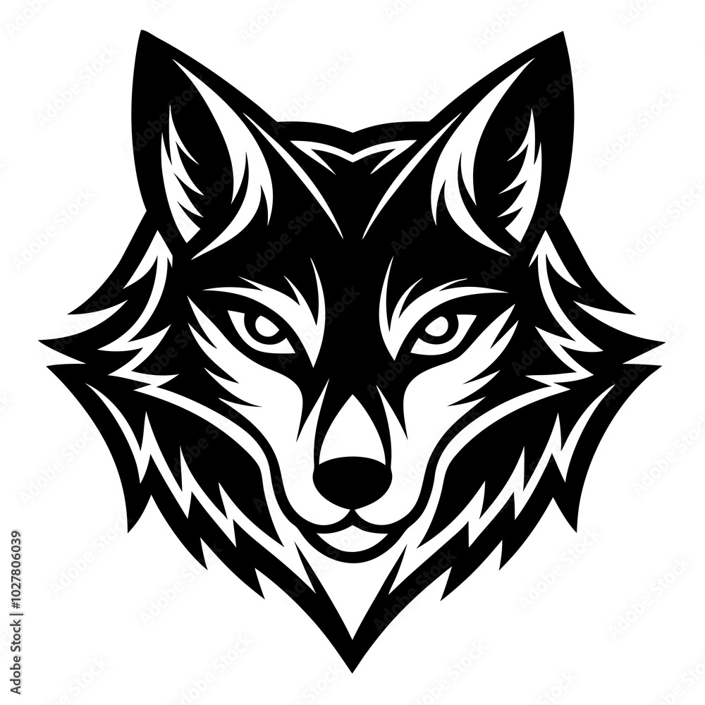 wolf head vector wolf head vector