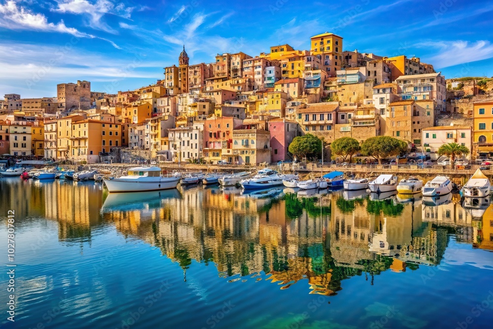 The Port of Sciacca in the province of Agrigento Sicily is a picturesque symmetrical setting, waterfront,Port, dock, Sicily, province, symmetrical, destination, boats, Sciacca The Port of Sciacca in the province of Agrigento Sicily is a picturesque symmetrical setting, waterfront,Port, dock, Sicily, province, symmetrical, destination, boats, Sciacca