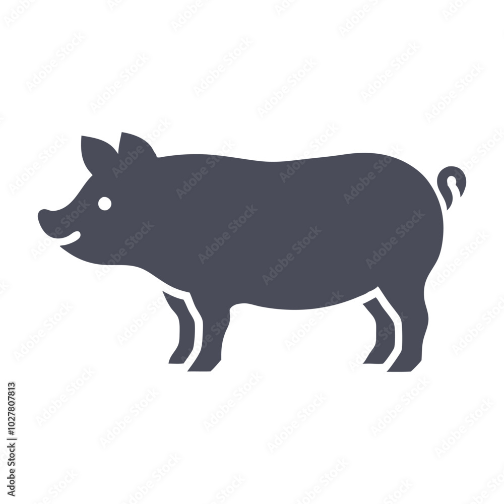 Bacon, domestic, farm icon Bacon, domestic, farm icon